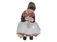 Royal Copenhagen overglaze figurine, girl in national dress from Amager.Decoration number ...