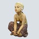 Dahl Jensen; Porcelain figurine "Friutseller from Bali". Model #1238.First. H. 22 cm. Stamped ...
