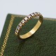 Erik Graugaard; Ring in 14k gold set with diamonds
