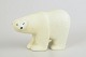Lisa Larson for Gustavsberg, polar bear figurine.Decorative animal figurine in glazed ...