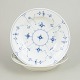 Bing & Grøndahl, Blue Fluted deep plates, set of 2.Two deep porcelain plates with hand-painted ...