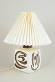 Carl-Harry Stålhane for Rörstrand, “Orient” table lamp.Ceramic table lamp in stoneware with ...