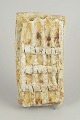 Dorothy Ruhne-Sempinski, wall relief.Abstract brutalist wall relief in stoneware with a ...