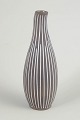 Helge Østerbergceramic vase, hand-decorated, 1970s.Slender, elongated stoneware vase with ...