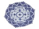 Royal Copenhagen Blue Fluted Full Lace, large double lace plate.The plate is hallmarked 1913 ...