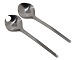 Georg Jensen Tanaqvil (Tuja) stainless steel, large salad set.Length 23.9 cm.Excellent ...