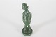 P. Ipsens EnkeYoung boy model no. 925 "Buksetrold"made of ceramic with jade green ...