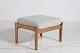 Hans J. Wegner (1914-2007)Stool GE 290S made of solid oak withsoap treatment, cushion with ...
