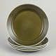 Stig Lindberg for Gustavsberg, set of 4 dinner plates.Set of four dinner plates in glazed ...