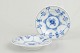 Royal Copenhagen, set of 2 caviar dishes or butter pads, Blue Fluted Plain.Set of two small ...