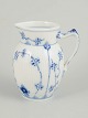 Royal Copenhagen, creamer, Blue Fluted Plain. 1980s.Fluted creamer in glazed porcelain with ...
