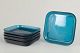 Kaj Frank, set of 5 art glass dishes.