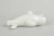 Royal Copenhagen, baby seal figurine.Porcelain figurine depicting a reclining baby seal, ...