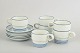 Stig Lindberg for Gustavsberg, coffee set.Set of six coffee cups with matching saucers in ...