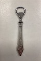 O.V. Mogensen Antik Rokoko Silver Plated Bottle OpenerMeasure 16,3 cm / 6.42 inch