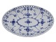 Blue TraditionalRare small platter with pierced border 18 cm.