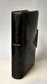 Gsangbuch in black leather binding and silver fittings, ...