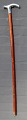 Wooden walking stick with silver handle, 1905, Sweden.
