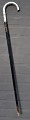 Ebony walking stick with silver handle, Denmark, 19th ...