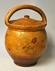 Sorring maternity pot, circa 1860 - 1870. Sorring near Silkeborg, Denmark. With warm yellow ...
