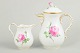 Meissen, small "pink flower" coffee pot with matching ...