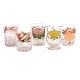 Collection of five enamel decorated glasses circa ...