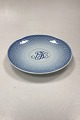 Bing and Grondahl Blue Tone Hotel with Logo Large Saucer - CHIPPEDLogo from Brandrupdam Kro ...