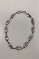 Necklace in Sterling Silver from JewelartLeafshaped chain linksLength 35 cm / 13.79 ...