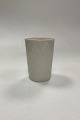Royal Copenhagen Thorkild Olsen Vase No. 4101.  Blanc de Chine porcelain with relief pattern. ...