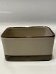 Bing & Grondahl Stoneware Set, Peru, Butter Box without Lid.Measures 14 x 6.5 cm.