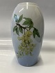 Bing & Grondahl Vase with flowers.Decor no. 62/251Height 18 cm.