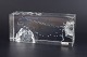 Bertil Vallien for Kosta Boda, “Crystal Fantasy”, unique art glass sculpture.Rectangular solid ...
