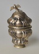 Hans Christensen Nyested (1712 - 1787) Horsens, Denmark: Crooked rococo main water egg in ...