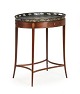Oval Regency tray table made of mahogany, circa 1800,
