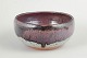 Helle Allpass, unique bowl.Unique thrown stoneware bowl with a rich, flowing glaze in deep ...