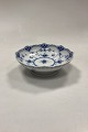 Royal Copenhagen Blue Fluted Half Lace Bowl on Foot No. 511Measures 17.5 cm / 6.89 in. 3rd ...