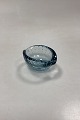 Small Glass Bowl with Bubbles. Probably Scandinavian from the 1950s. Color: Light blue. Light ...