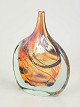 Mdina Glass, art glass vase.Organically shaped art glass vase in heavy, hand-blown glass with ...