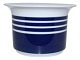 Bing & Grondahl blue and white flower pot.The factory mark shows, that this was made between ...