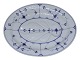 Royal Copenhagen Blue Fluted Plain, rare platter for meat, where the juice from the meat can run ...