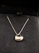 Georg Jensen sterling silver heart 1.2 x1.2 cm. and chain 44 cm. item no. 631125