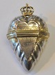 Thomas Andreas Westrup (ca. 1727 - 1814) Copenhagen, Denmark: Heart-shaped main water egg with ...