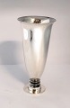 Georg Jensen. Vase in sterling silver. Harald Nielsen. Design no. 676. Height 17.5 cm. Produced ...