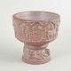 Michael Andersen & Søn, baptismal font, model 4645.Relief-decorated stoneware baptismal font ...