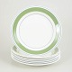 Esteri Tomula for Arabia, Finland, set of 6 dinner plates.Set of 6 dinner plates decorated ...