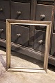 Antique 19th century wooden frame with original silver plating. (with glass.) 49x39.5cm...