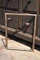 Antique 19th century wooden frame with old silver plating and fine patina. 39.5x30.5cm...