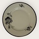 Black rose, with Plantin edge, KPM, Lyngby, cake plate, 15.5cm in diameter *Good condition*