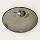 Black rose, with platinum edge, KPM, Lyngby, small bowl, 15 cm in diameter *slight wear on the ...