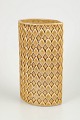 Kaarina Aho for Arabia, Harlekiini vase.Cylindrical ceramic vase with a relief patterned ...